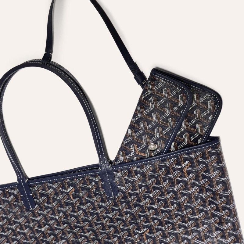 Goyard SAINT LOUIS PM BAG Navy Blue | KSFH6233