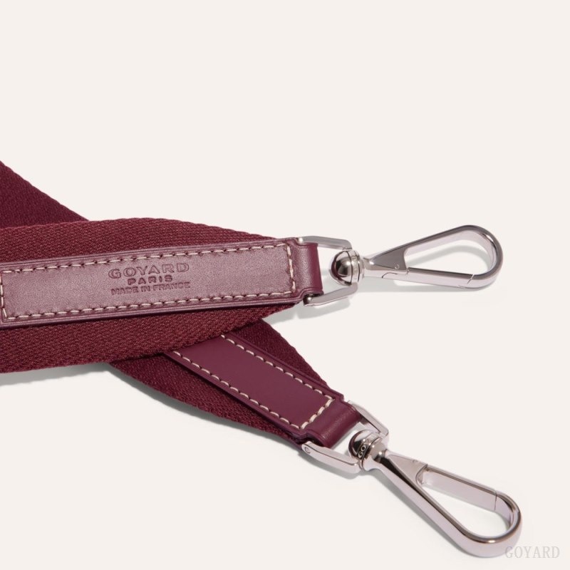 Goyard SANGLE MM STRAP Burgundy | ATZN7848