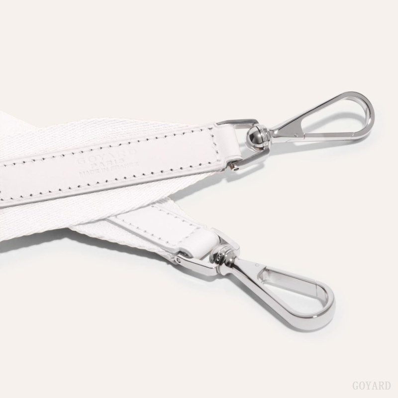 Goyard SANGLE MM STRAP White | CKAD7681