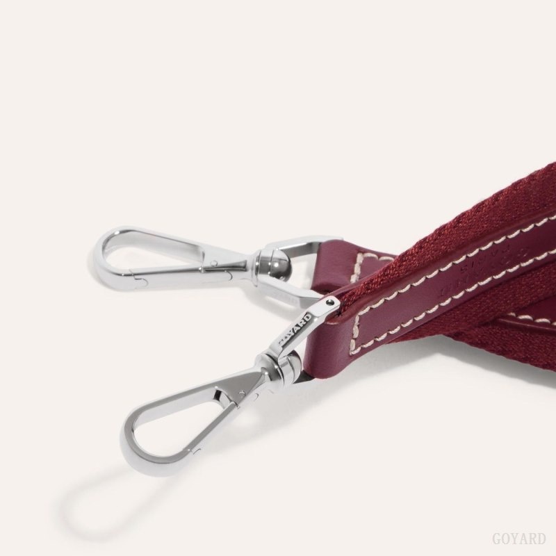 Goyard SANGLE PM STRAP Burgundy | YOGC8049