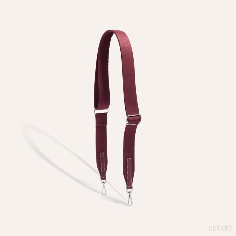 Goyard SANGLE PM STRAP Burgundy | YOGC8049