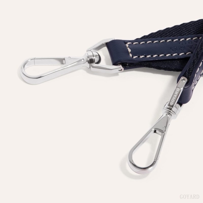 Goyard SANGLE PM STRAP Navy Blue | QNBL9283