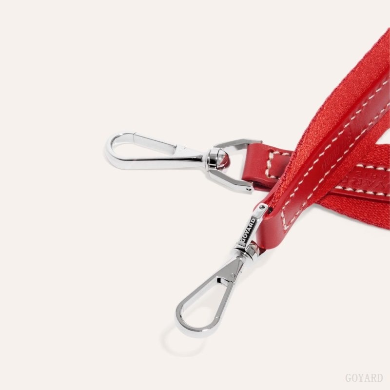 Goyard SANGLE PM STRAP Red | PLHE8039