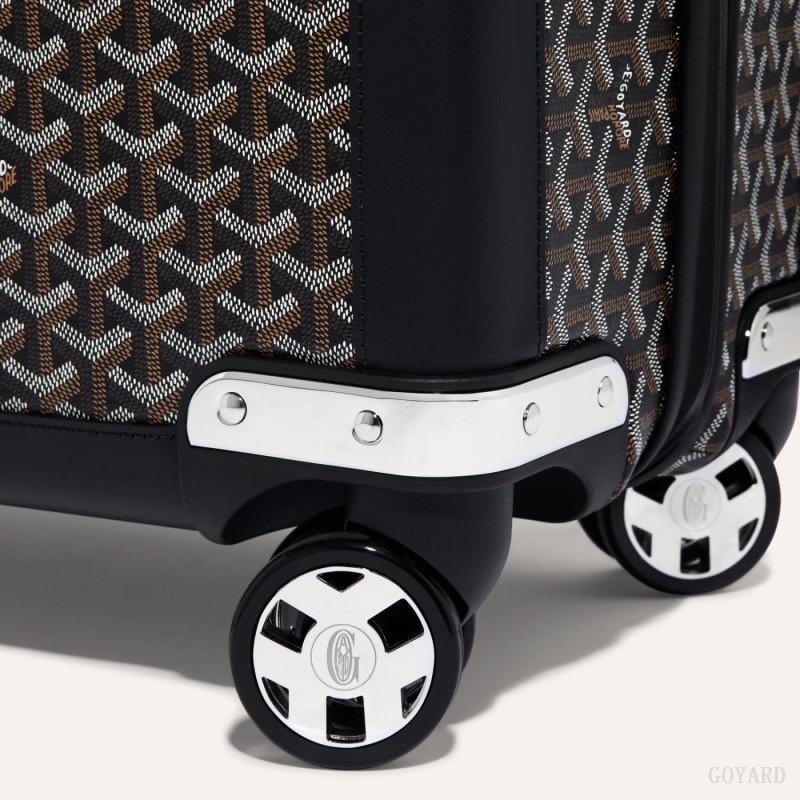 Goyard SATOLAS GM ROLLING SUITCASE Black | VWSV7500