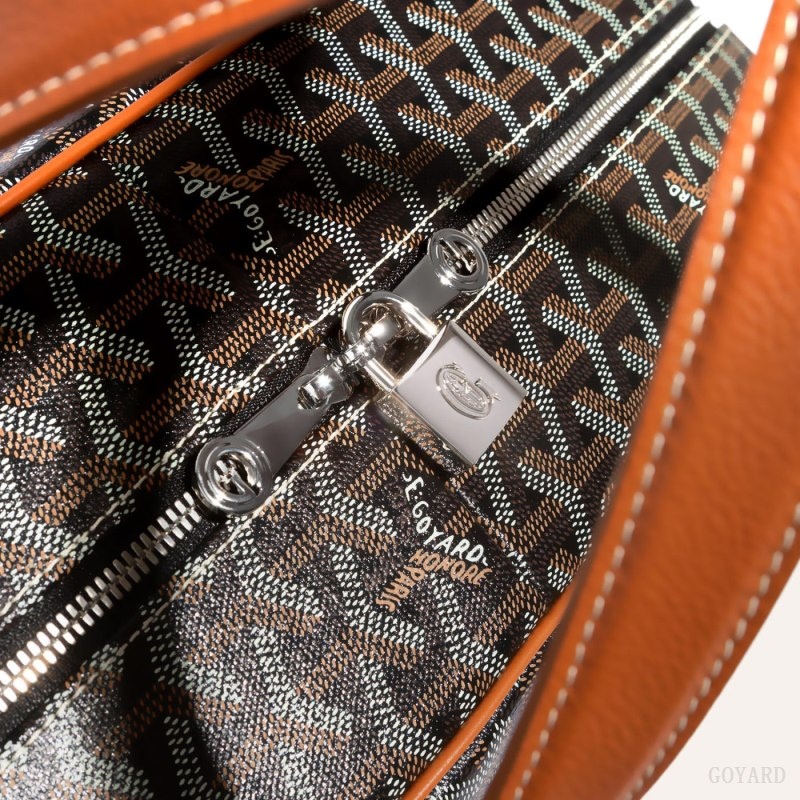 Goyard SAVILE ROW GARMENT BAG Black / Brown | UGEB2755