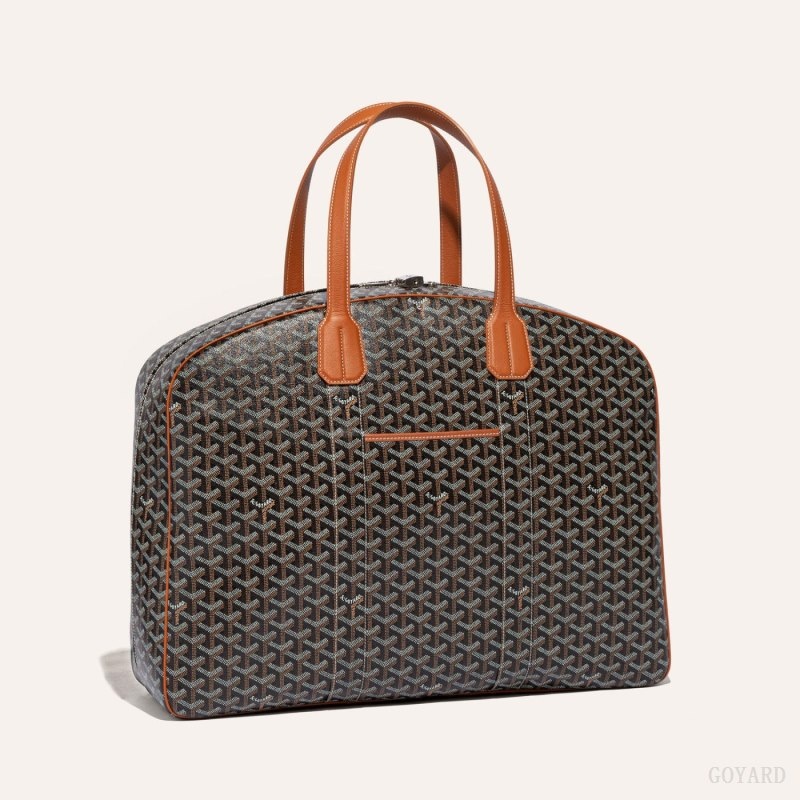 Goyard SAVILE ROW GARMENT BAG Black / Brown | UGEB2755