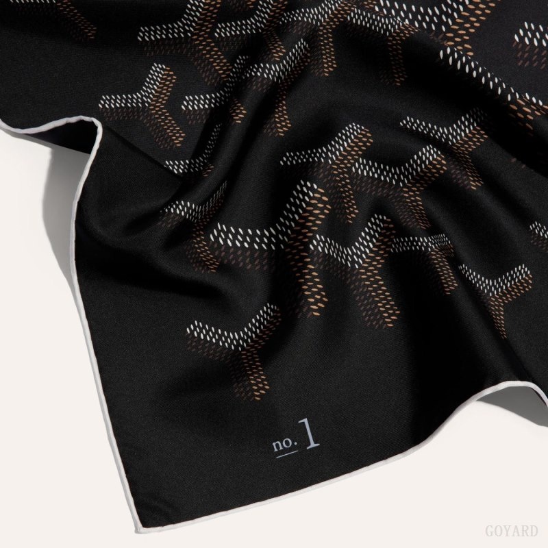 Goyard SCARF N°1 Black | JWXM5406