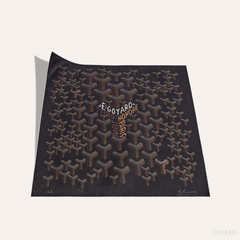 Goyard SCARF N°1 Black | JWXM5406