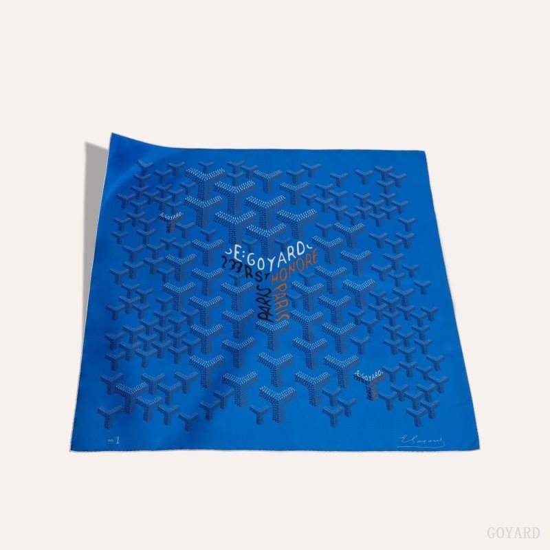 Goyard SCARF N°1 Blue | XSOE9064