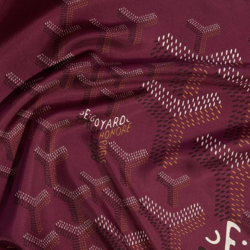 Goyard SCARF N°1 Burgundy | BBPA7210