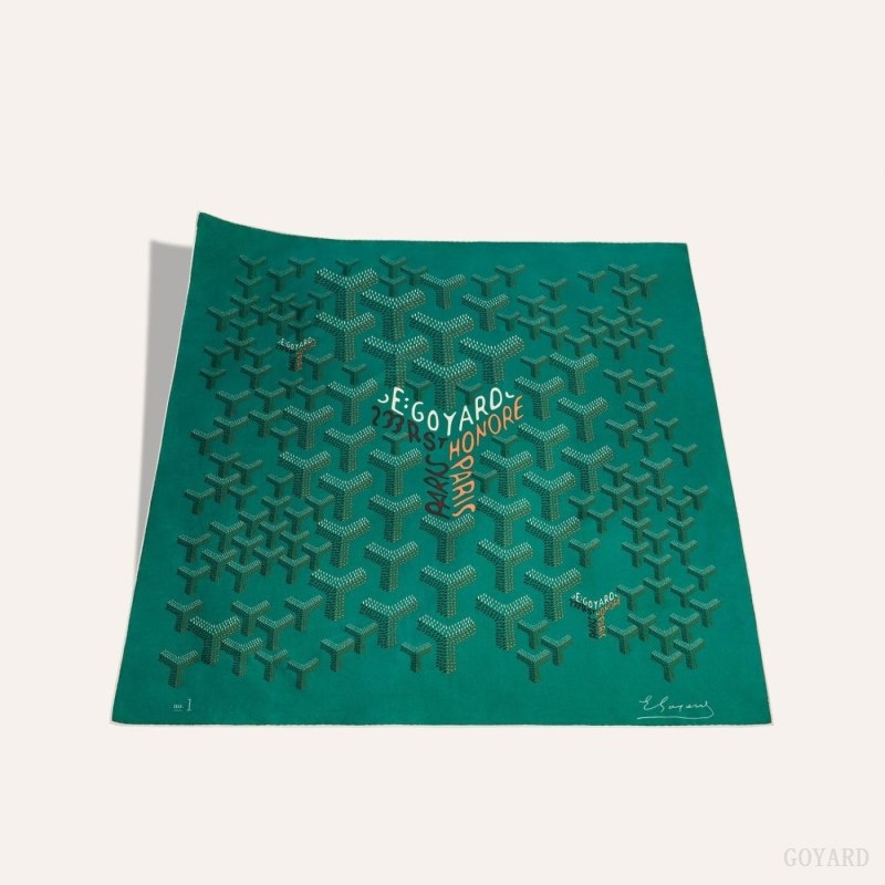 Goyard SCARF N°1 Green | PNZI3812