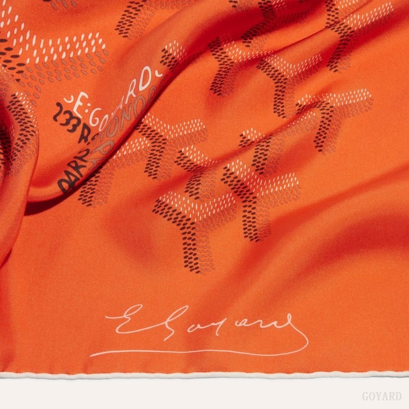 Goyard SCARF N°1 Orange | PCNG6178