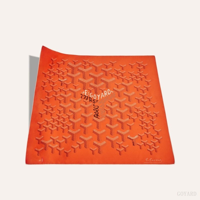 Goyard SCARF N°1 Orange | PCNG6178