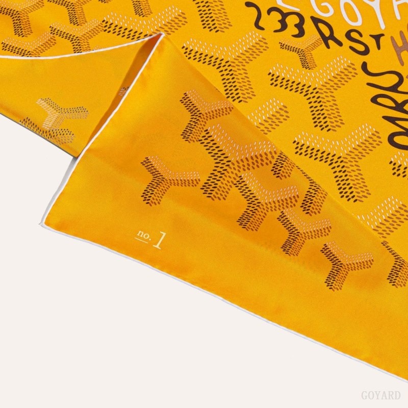 Goyard SCARF N°1 Yellow | DSHB3079