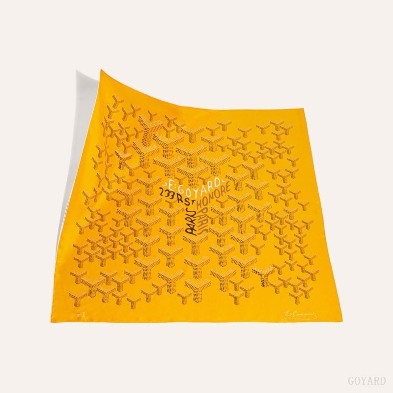 Goyard SCARF N°1 Yellow | DSHB3079