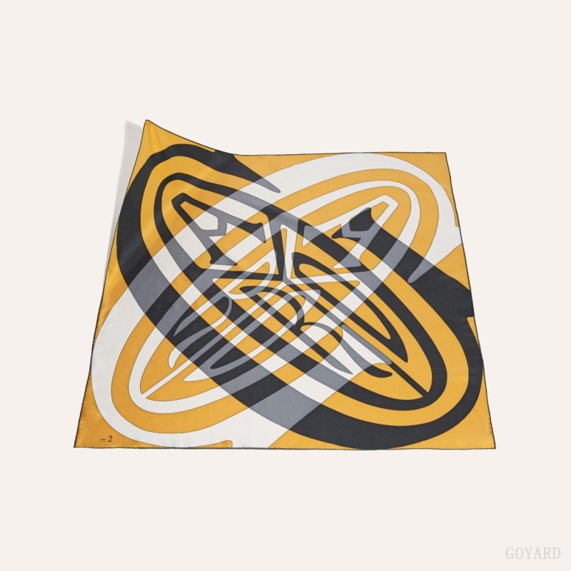 Goyard SCARF N°2 Yellow / Black | PKDI8028