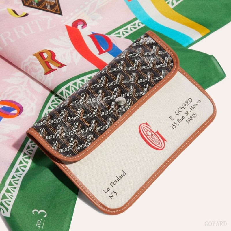 Goyard SCARF N°3 Green / Pink | PQNG3980