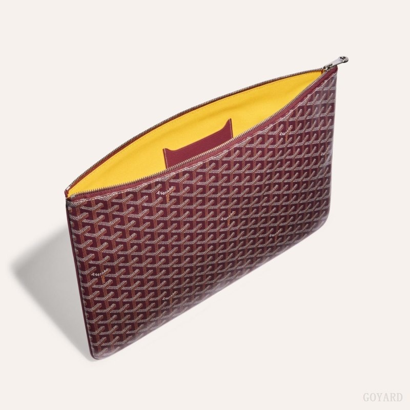 Goyard SENAT GM DOCUMENT CASE Burgundy | KERK8394