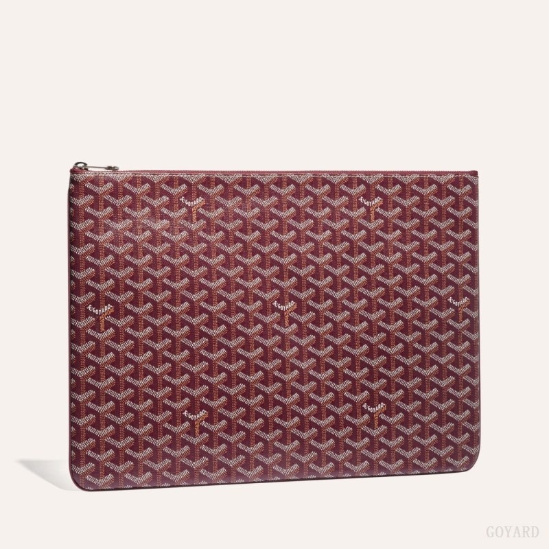 Goyard SENAT GM DOCUMENT CASE Burgundy | KERK8394