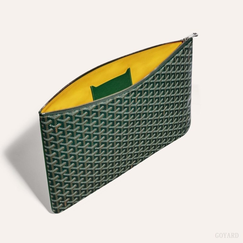 Goyard SENAT GM DOCUMENT CASE Green | GWDR9061