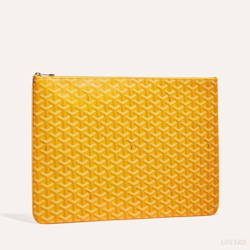 Goyard SENAT GM DOCUMENT CASE Yellow | XGRF4578