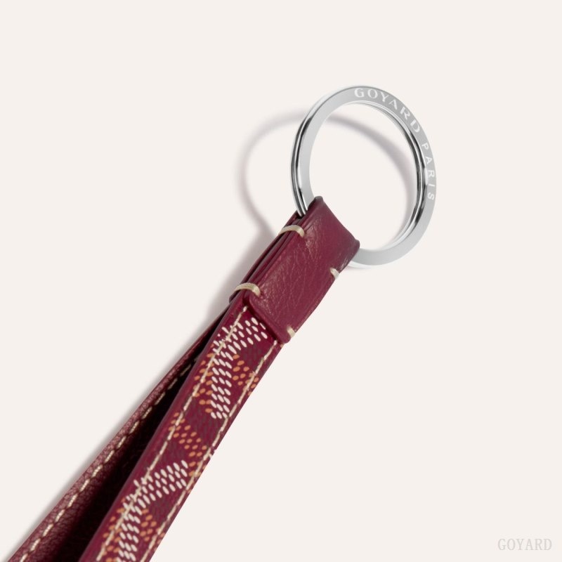 Goyard SESAME KEY RING Burgundy | OBAV7996