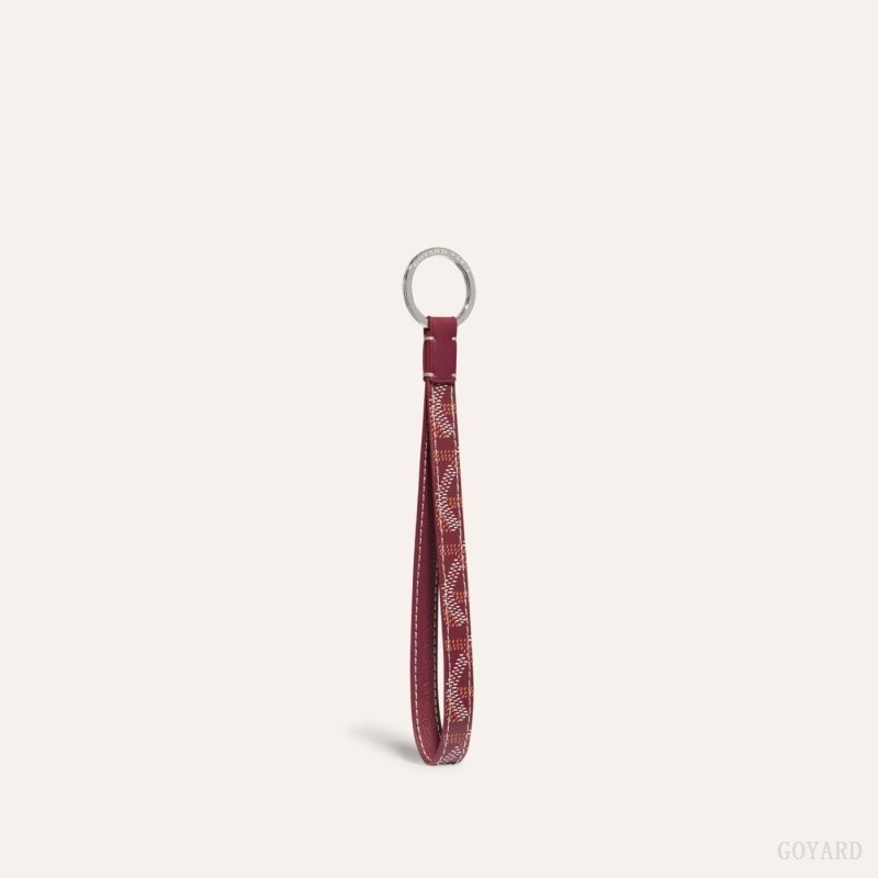 Goyard SESAME KEY RING Burgundy | OBAV7996