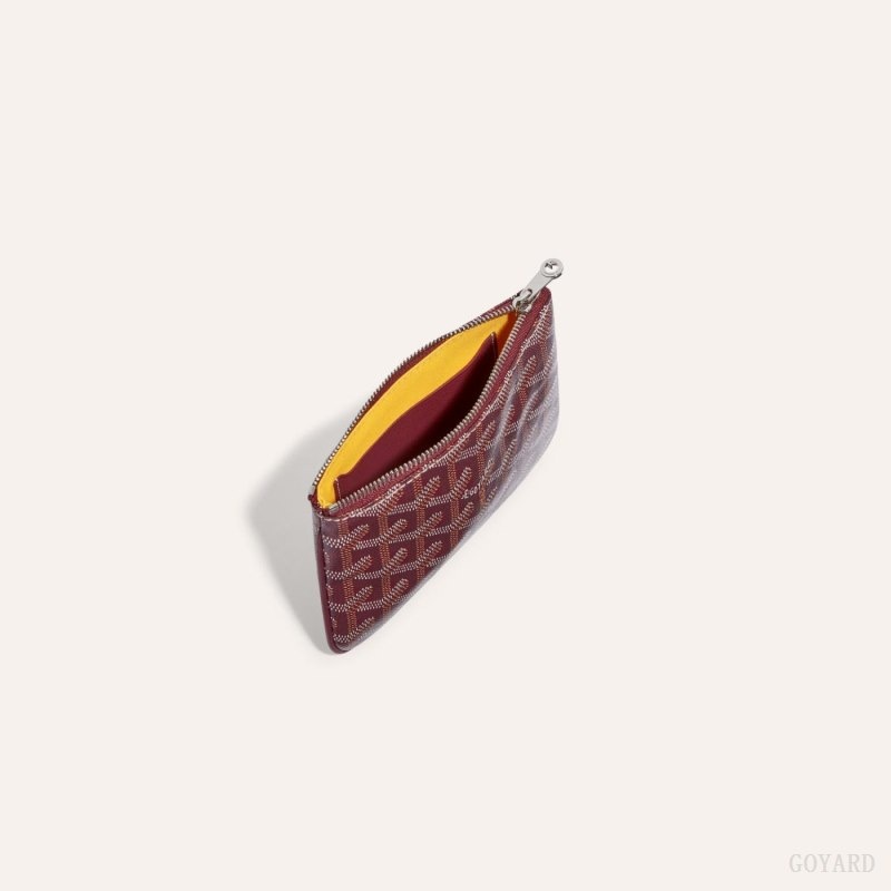 Goyard SÉNAT MINI WALLET Burgundy | CVQQ0040