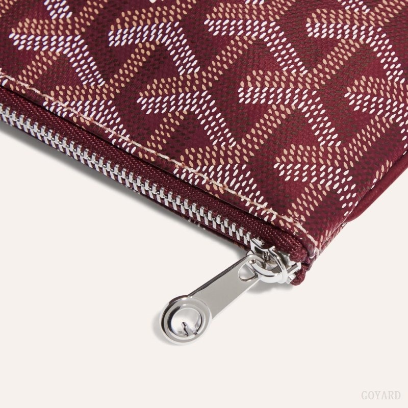 Goyard SÉNAT MINI WALLET Burgundy | CVQQ0040