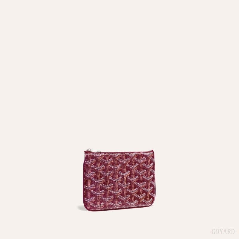 Goyard SÉNAT MINI WALLET Burgundy | CVQQ0040