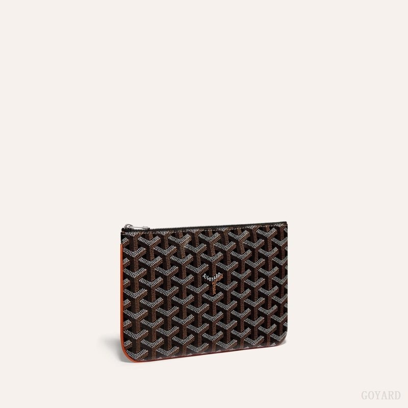 Goyard SÉNAT PM POCKET Black / Brown | SKOI0348