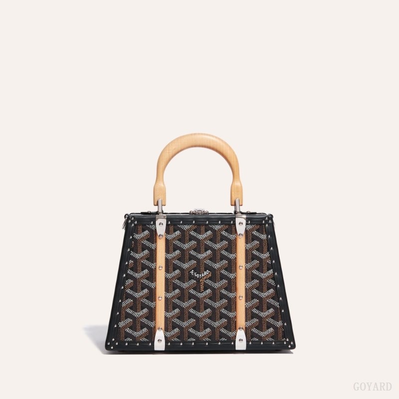 Goyard Saïgon Mini Trunk Bag Black | FMRQ8277