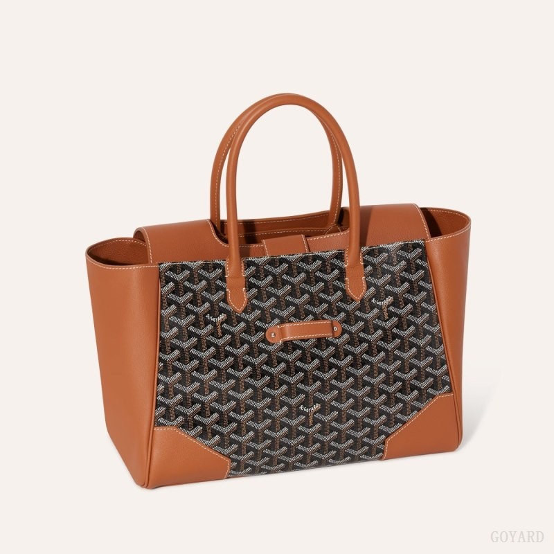 Goyard Saïgon tote bag Black / Brown | FLFZ2878