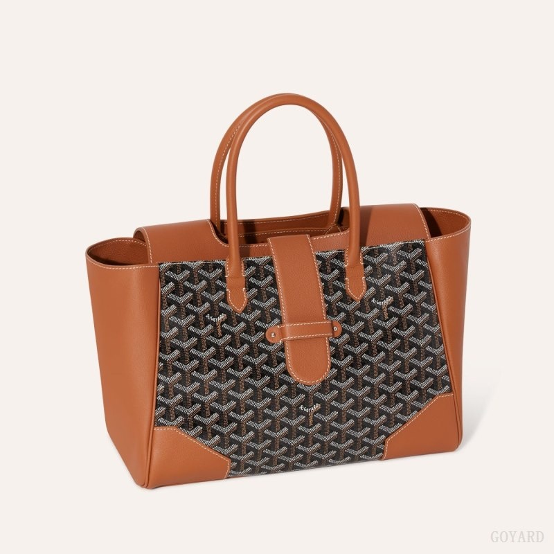 Goyard Saïgon tote bag Black / Brown | FLFZ2878