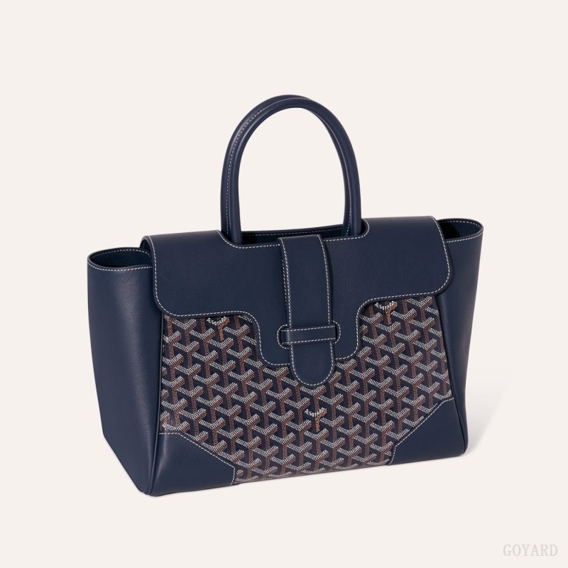 Goyard Saïgon tote bag Navy Blue | JUDJ0736