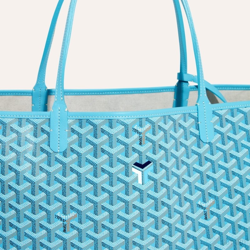 Goyard Saint Louis GM Bag and Balise Beach Towel Turquoise | IZHD1855