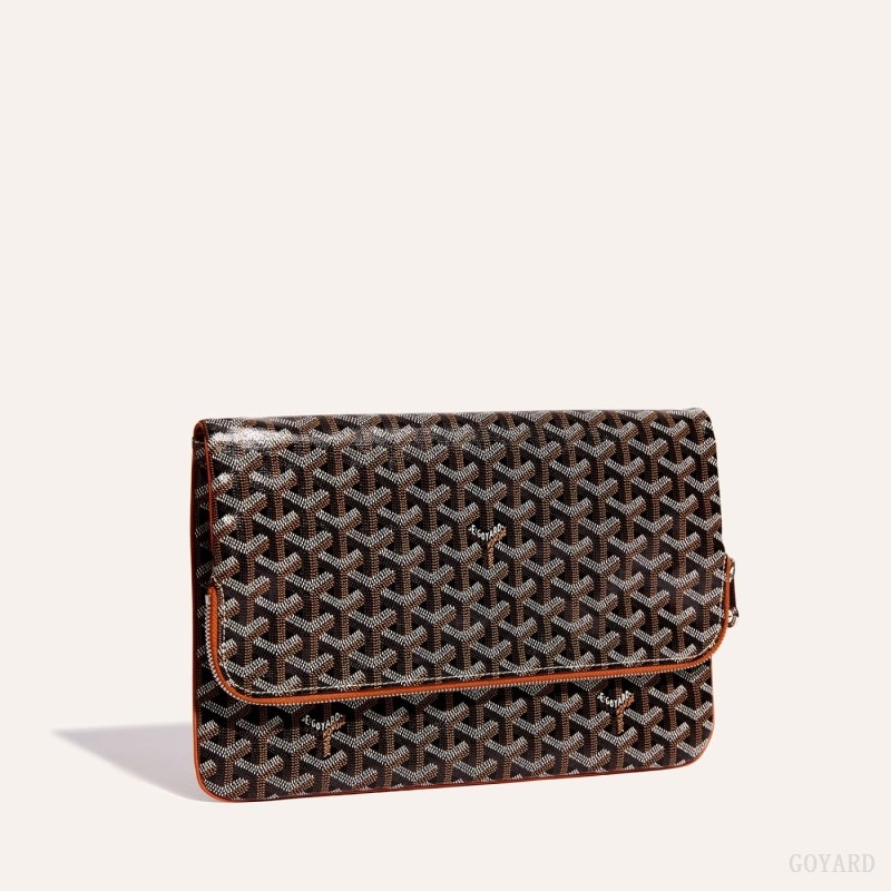 Goyard Sainte-Marie GM Clutch Black / Brown | OBIS4793