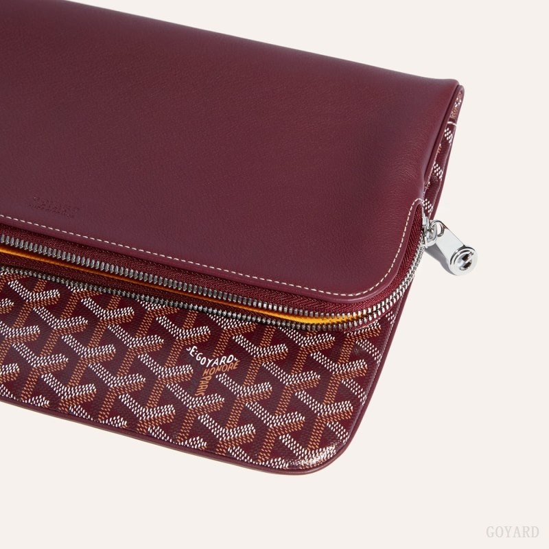 Goyard Sainte-Marie GM Clutch Burgundy | PURO9876