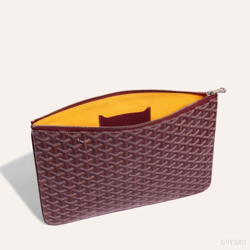 Goyard Sénat MGM Pouch Burgundy | CCPI5930