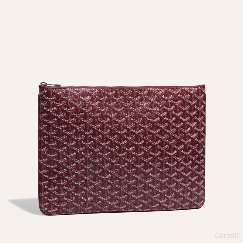 Goyard Sénat MGM Pouch Burgundy | CCPI5930