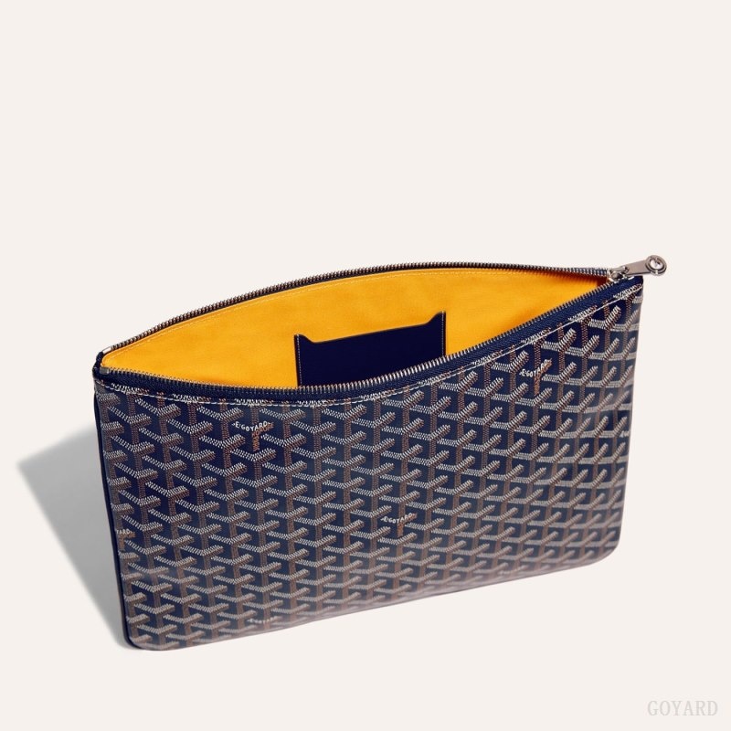 Goyard Sénat MGM Pouch Navy Blue | ENQH6509