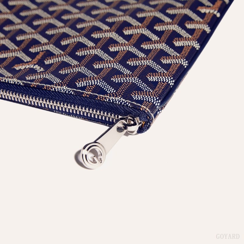 Goyard Sénat MGM Pouch Navy Blue | ENQH6509