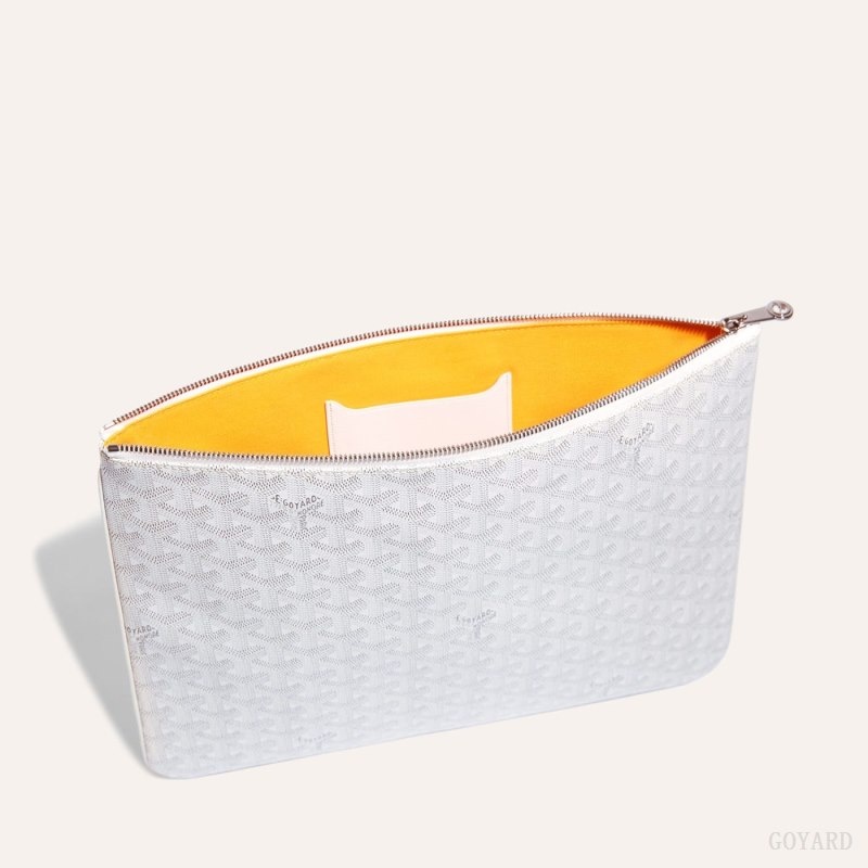 Goyard Sénat MGM Pouch White | JYCS7793