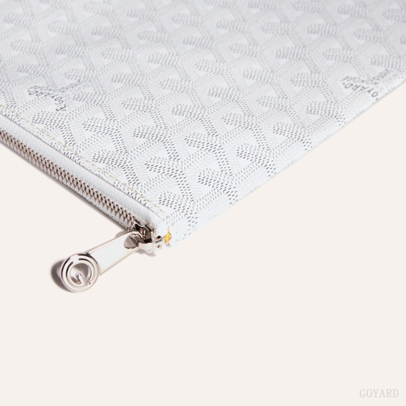 Goyard Sénat MGM Pouch White | JYCS7793