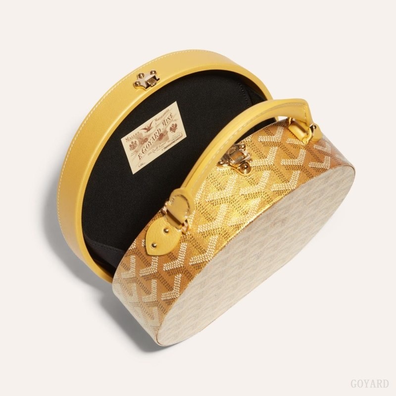 Goyard THE ALTO HATBOX TRUNK BAG Gold | TXUP3813