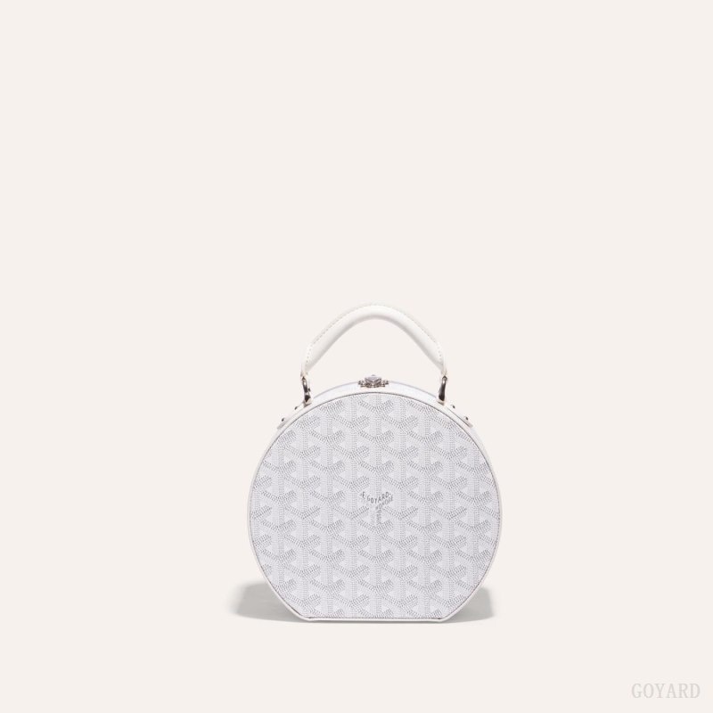 Goyard THE ALTO HATBOX TRUNK BAG White | RMUN5119