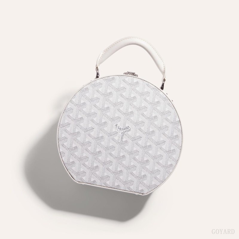 Goyard THE ALTO HATBOX TRUNK BAG White | RMUN5119