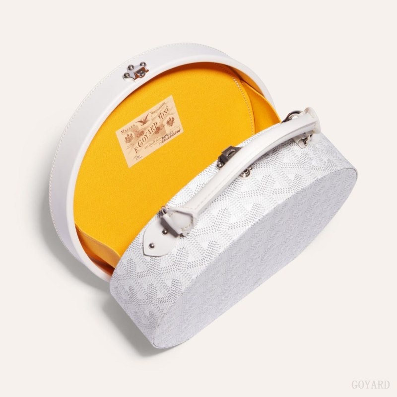 Goyard THE ALTO HATBOX TRUNK BAG White | RMUN5119