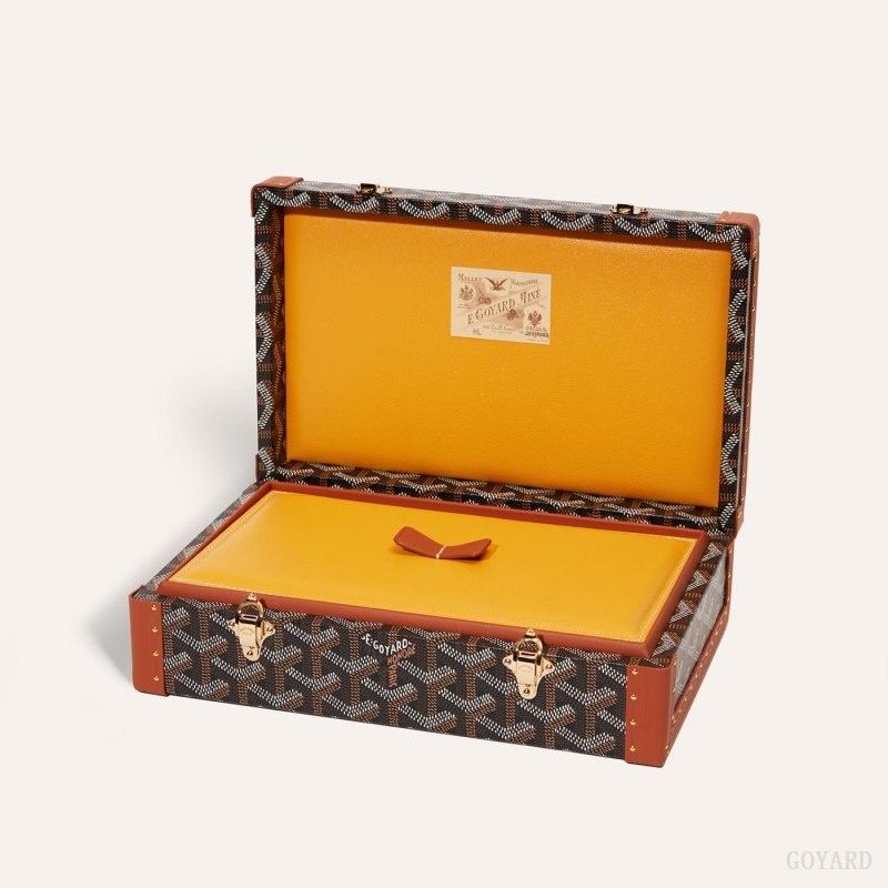 Goyard VENDÔME JEWELLERY CASE Black / Brown | FLEG6583