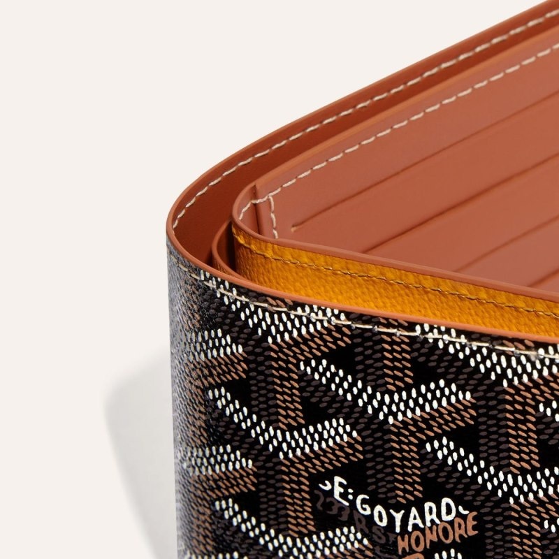 Goyard VICTOIRE WALLET Black / Brown | DJNE0368